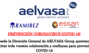 Prevención Coronavirus (COVID-19) – Aelvasa Group